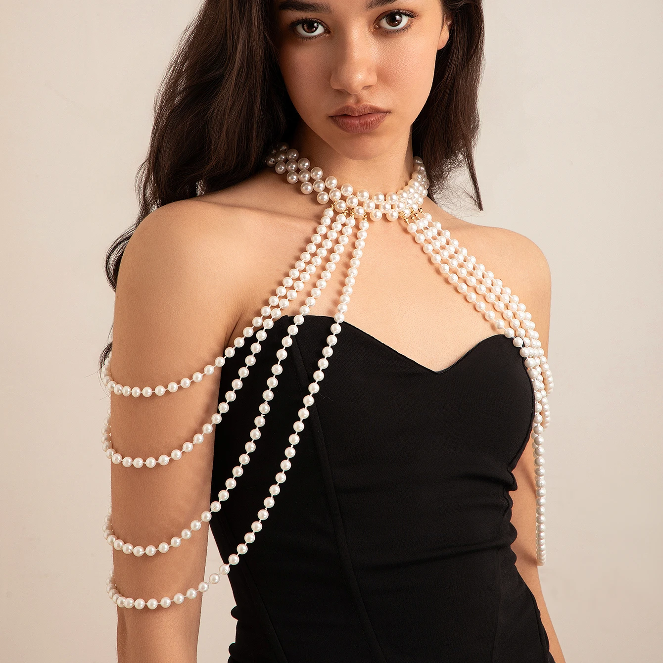 Bridal Tassel Imitation Pearl  - Pearl Trim Chain บทวิจารณ์และราคา