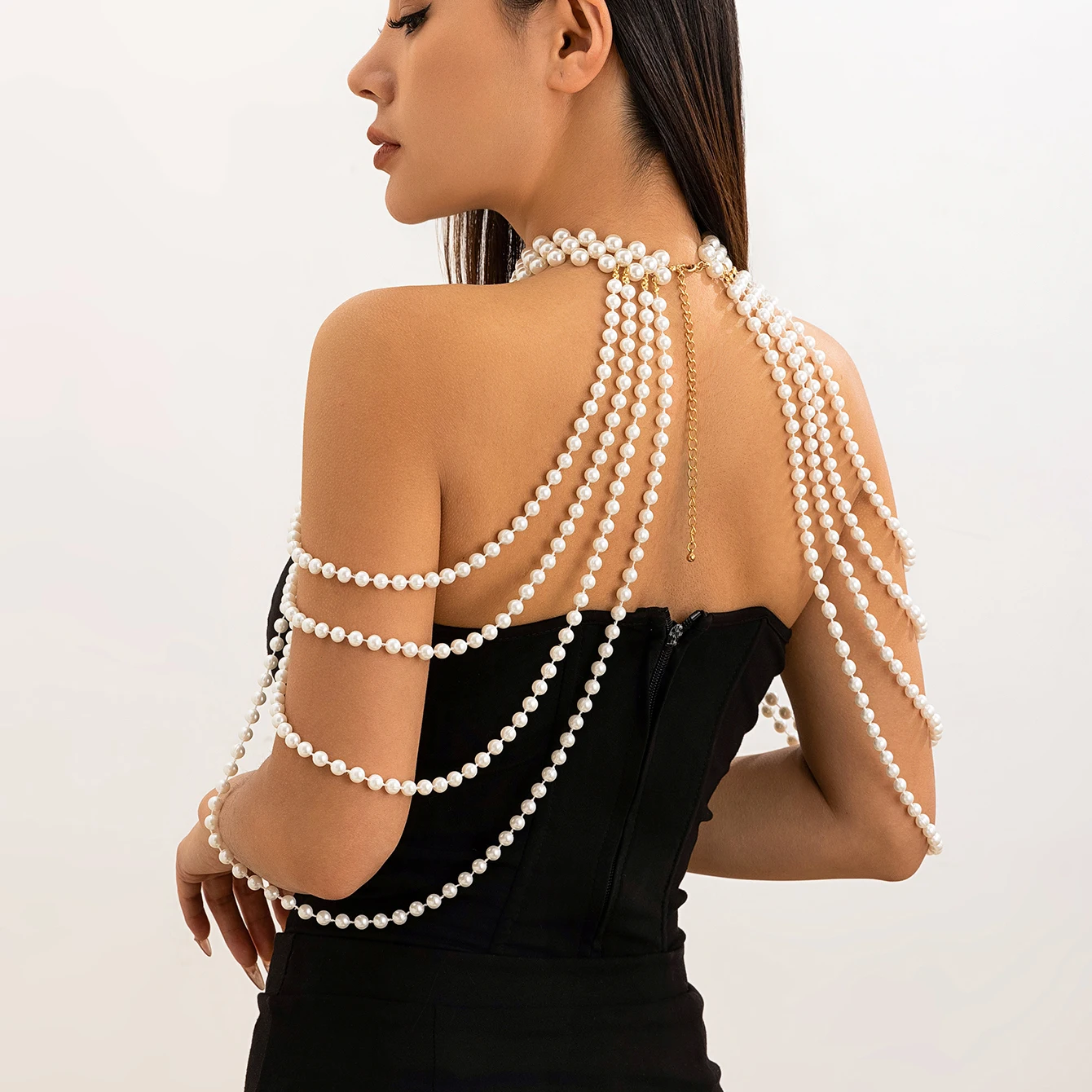 Bridal Tassel Imitation Pearl  - Pearl Trim Chain บทวิจารณ์และราคา