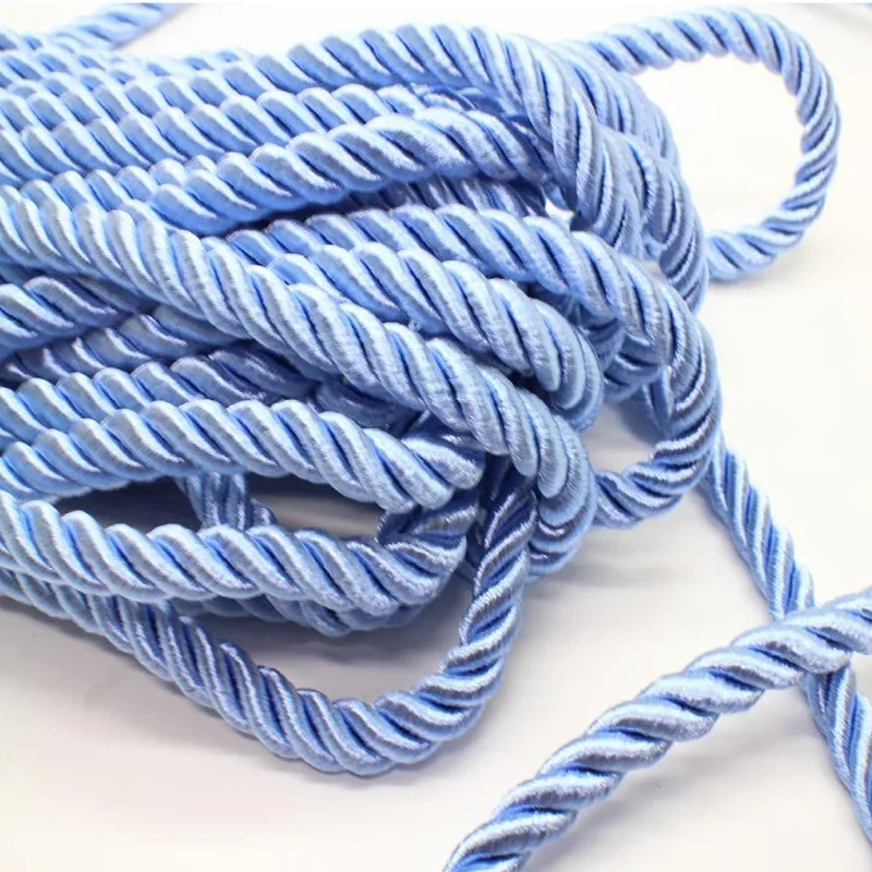 5/10M Silk Rope 3-Ply Braided  - Cord Trim Twisted บทวิจารณ์และราคา