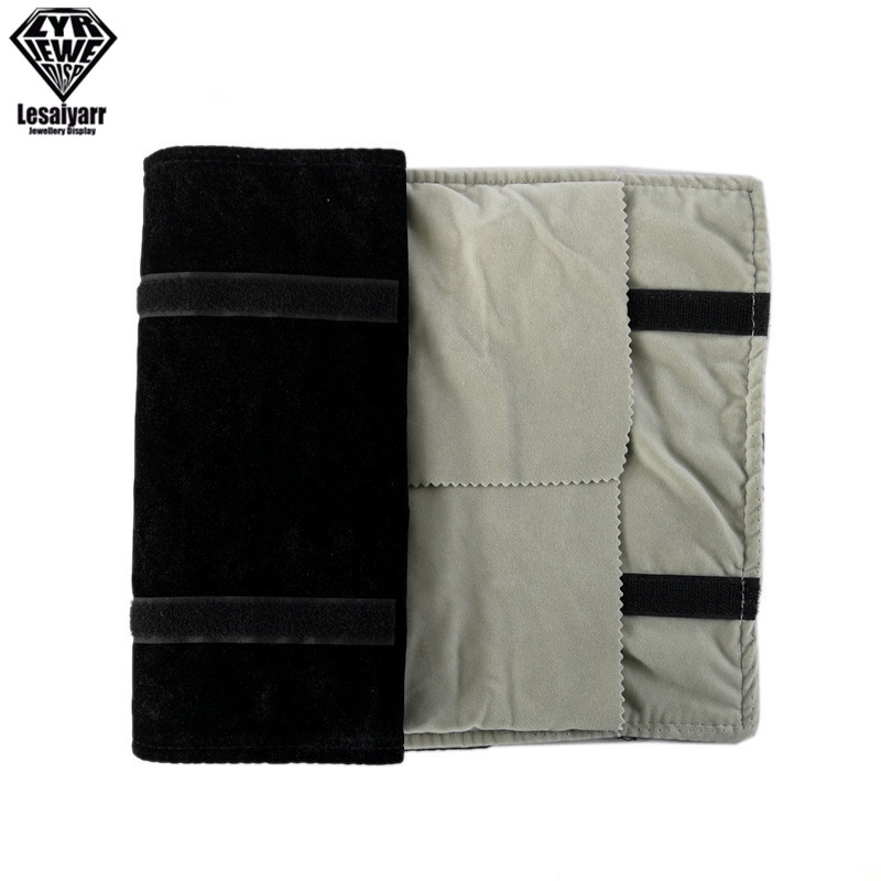 Travel Jewelry Organizer Roll  - Velvet Ribbon Roll บทวิจารณ์และราคา