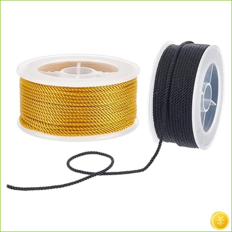 Twisted Nylon Cord 3-Ply Satin - Cord Trim Twisted บทวิจารณ์และราคา