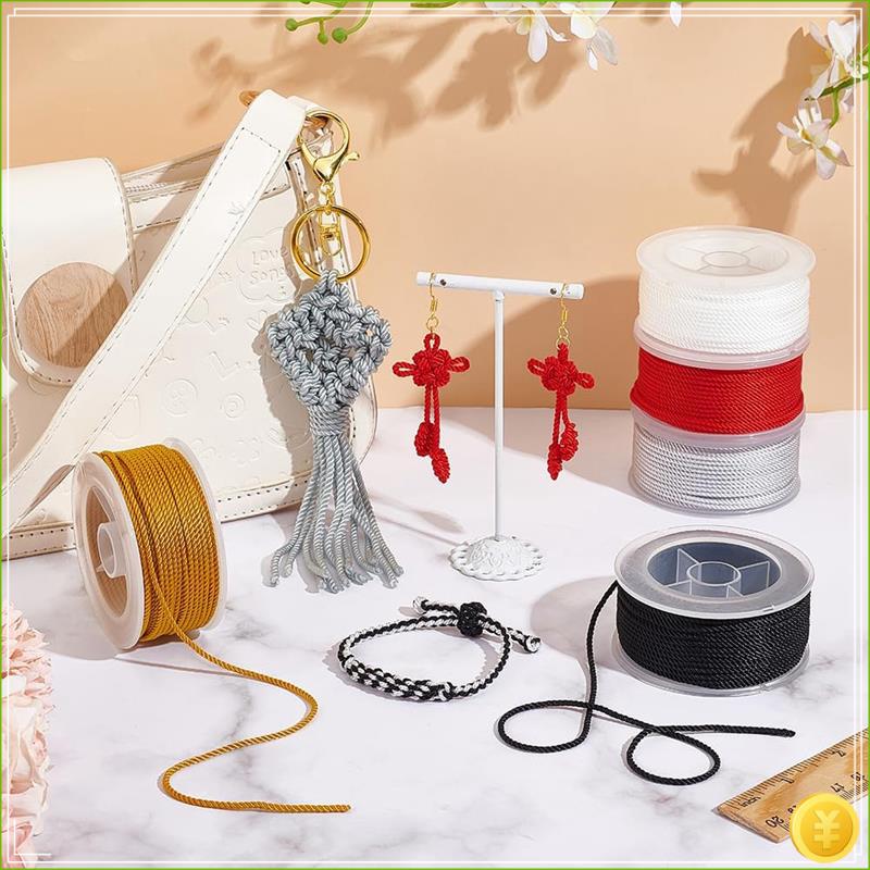 Twisted Nylon Cord 3-Ply Satin - Cord Trim Twisted บทวิจารณ์และราคา