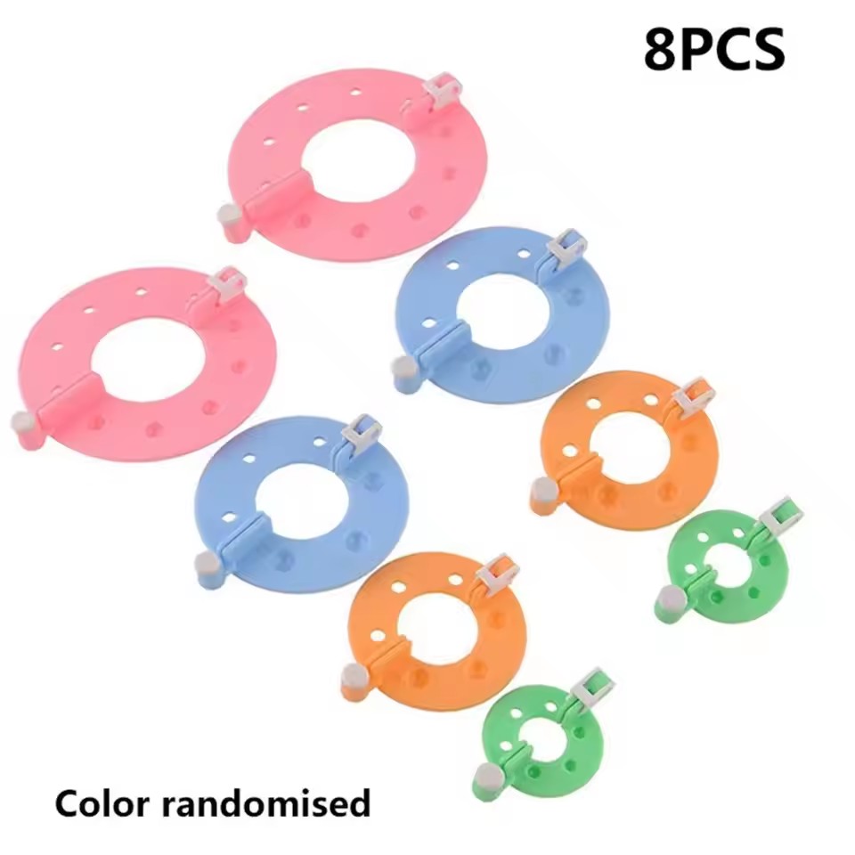 8PCS 4 Sizes Fluff Ball Weaver - Pom Pom Maker Tool บทวิจารณ์และราคา