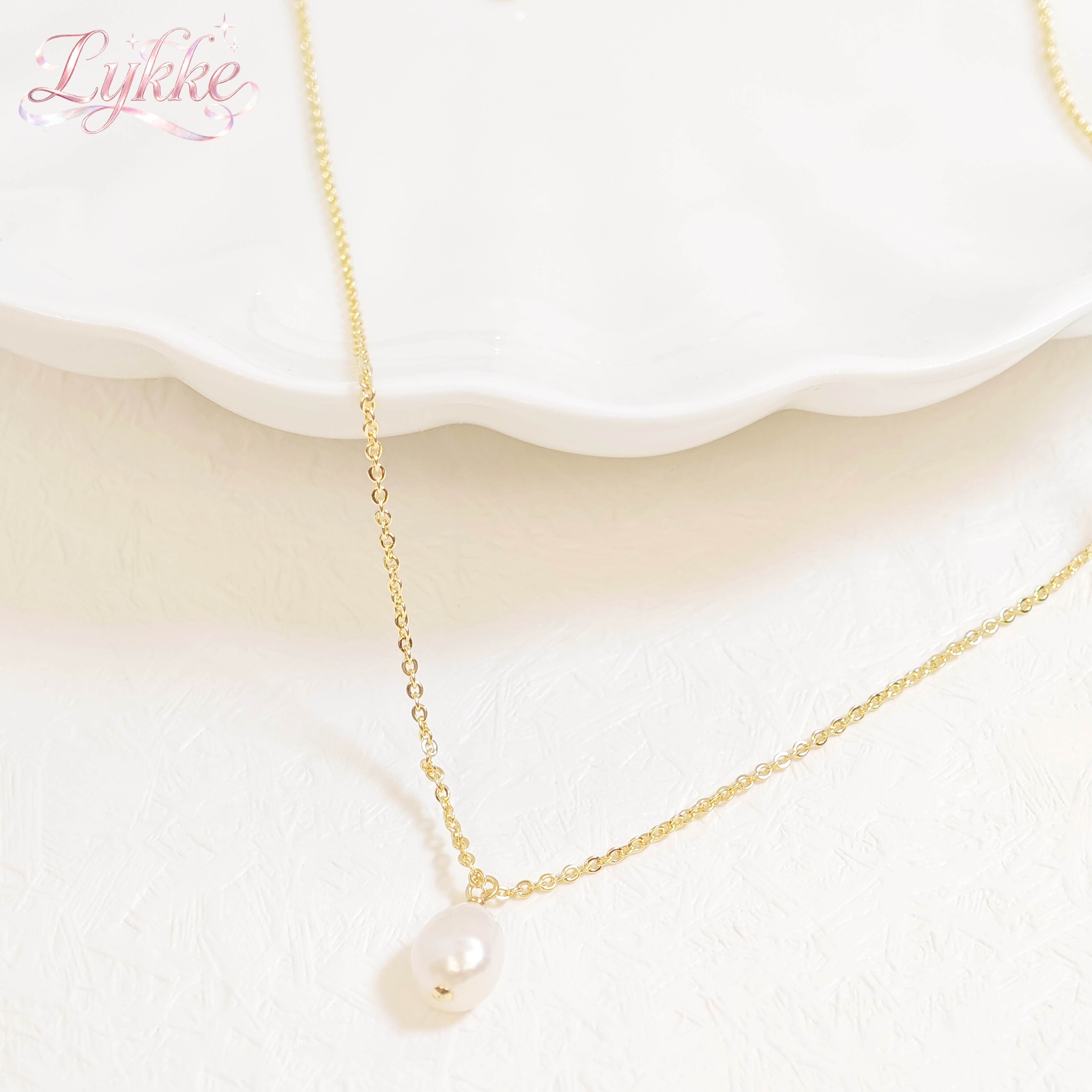 Hot selling French Baroque Wom - Pearl Trim Chain บทวิจารณ์และราคา