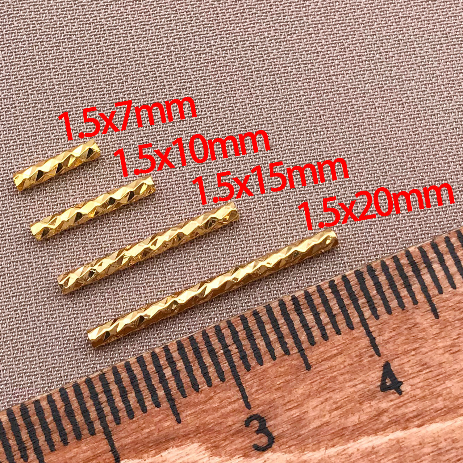 20pcs 18K Copper Plated True G - Embroidery Embellishments บทวิจารณ์และราคา