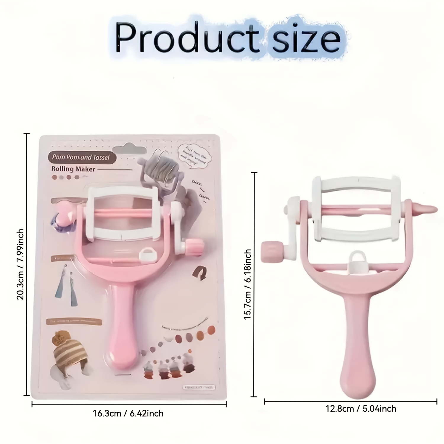 Hand-cranked Winding Coil Fur  - Pom Pom Maker Tool บทวิจารณ์และราคา