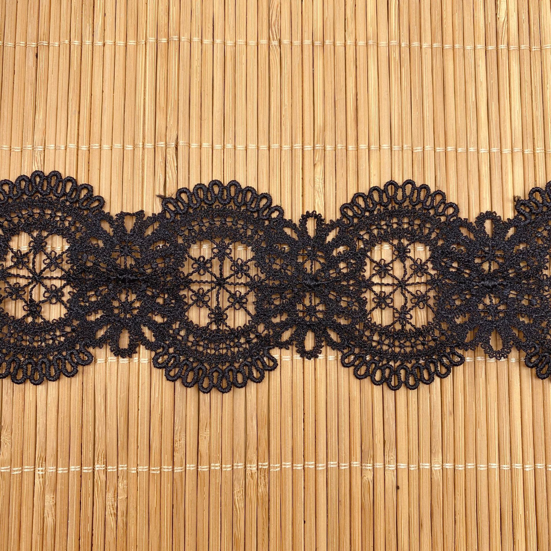 Hollow Flower Embroidered Lace - Lace Ribbon Trim บทวิจารณ์และราคา