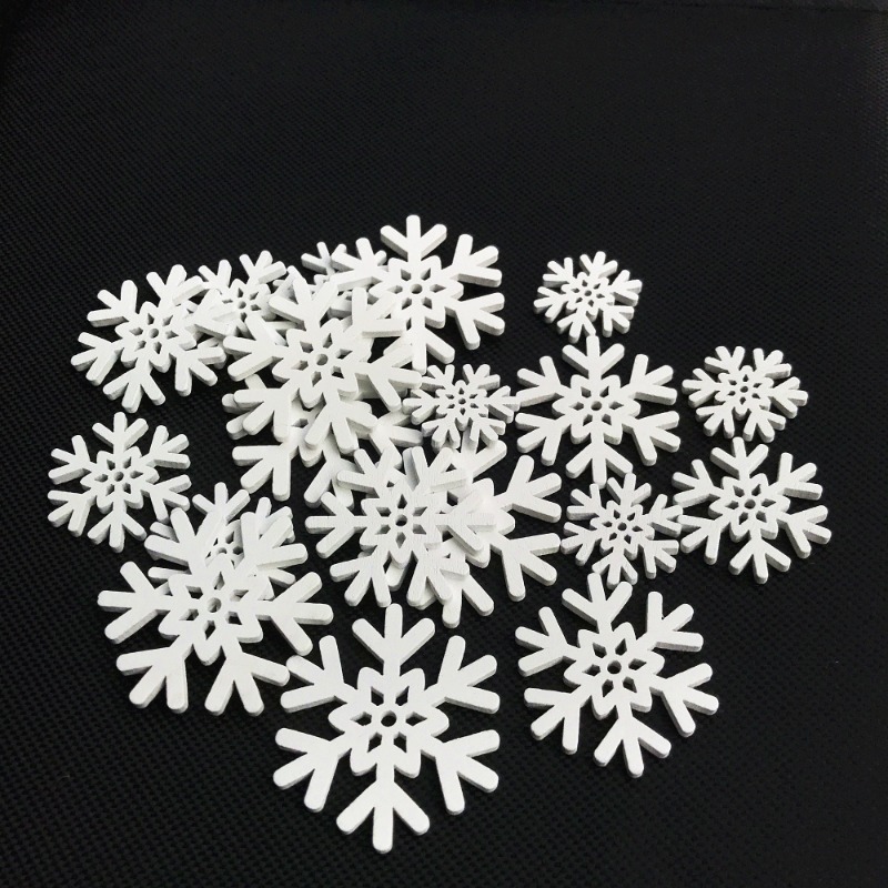 50pcs 20mm 25mm 30mm 35mm Mix  - Christmas Craft Embellishment บทวิจารณ์และราคา