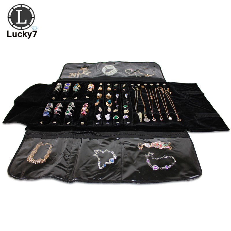 Portable Zipper Velvet Jewelry - Velvet Ribbon Roll บทวิจารณ์และราคา