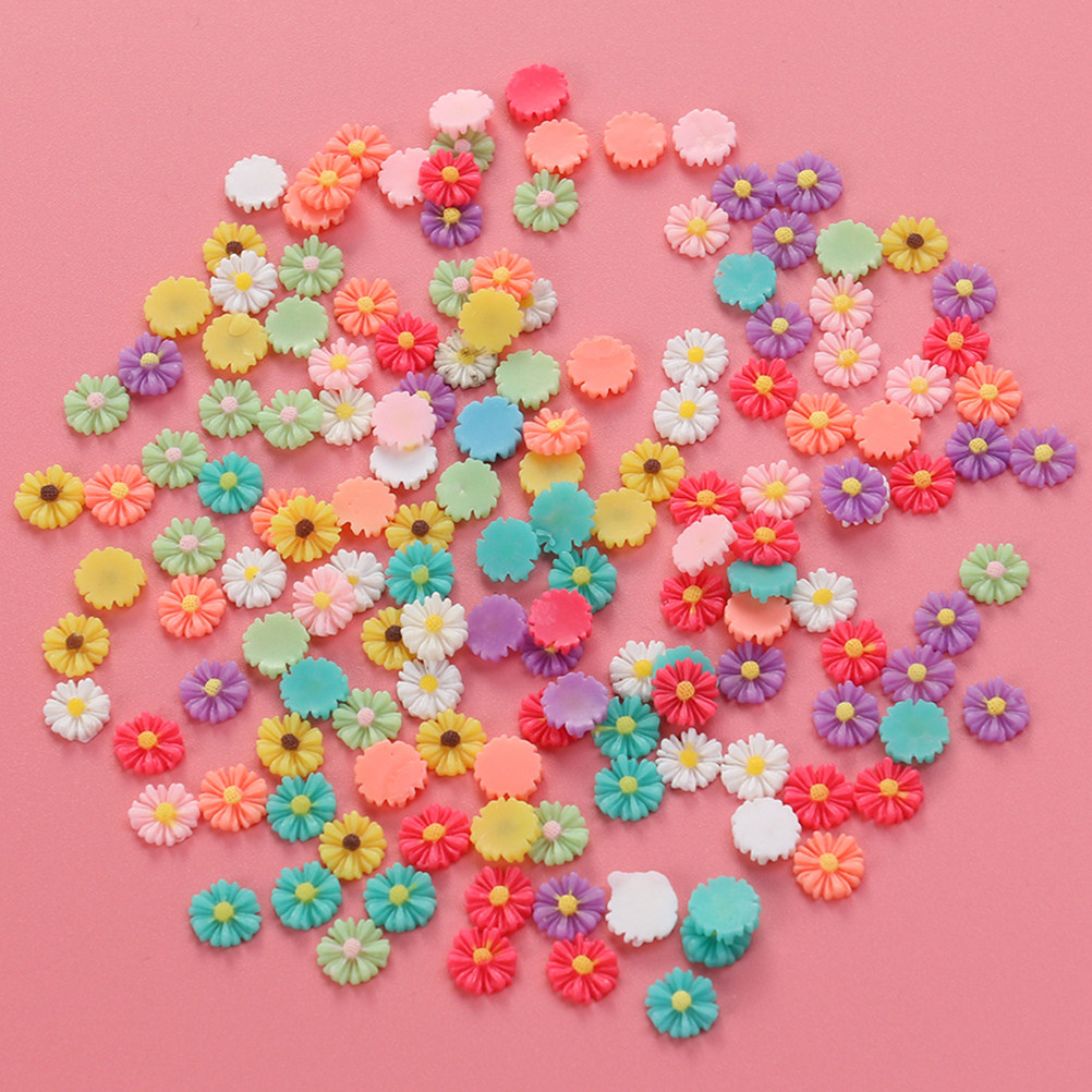 50Pcs 9Mm Small Daisy Resin Fl - Craft Embellishments บทวิจารณ์และราคา