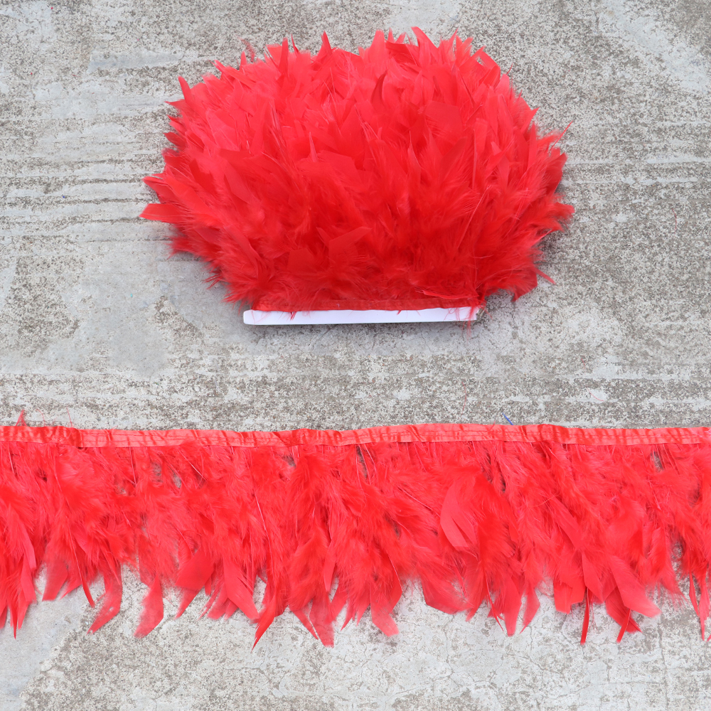 1M Natural Turkey Feathers Tri - Feather Trim Marabou บทวิจารณ์และราคา