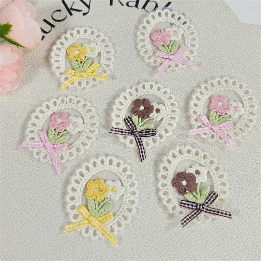 10PCS New Spring Summer Fresh  - Applique Patch Flower บทวิจารณ์และราคา