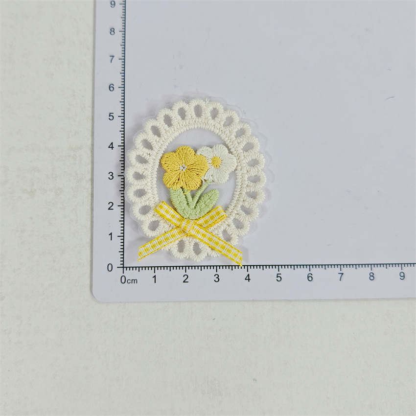 10PCS New Spring Summer Fresh  - Applique Patch Flower บทวิจารณ์และราคา