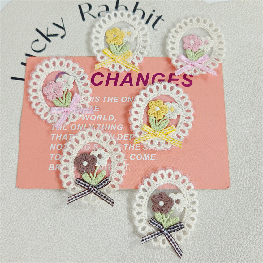 10PCS New Spring Summer Fresh  - Applique Patch Flower บทวิจารณ์และราคา