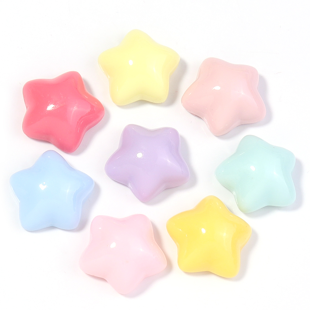 50pcs/lot 16mm Colorful Star R - Craft Embellishments บทวิจารณ์และราคา