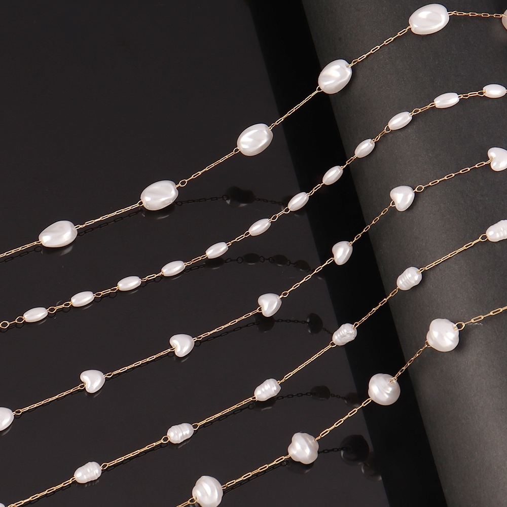 1Meters Stainless Steel Chain  - Pearl Trim Chain บทวิจารณ์และราคา