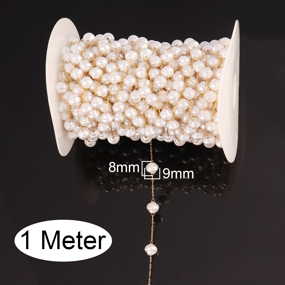 1Meters Stainless Steel Chain  - Pearl Trim Chain บทวิจารณ์และราคา