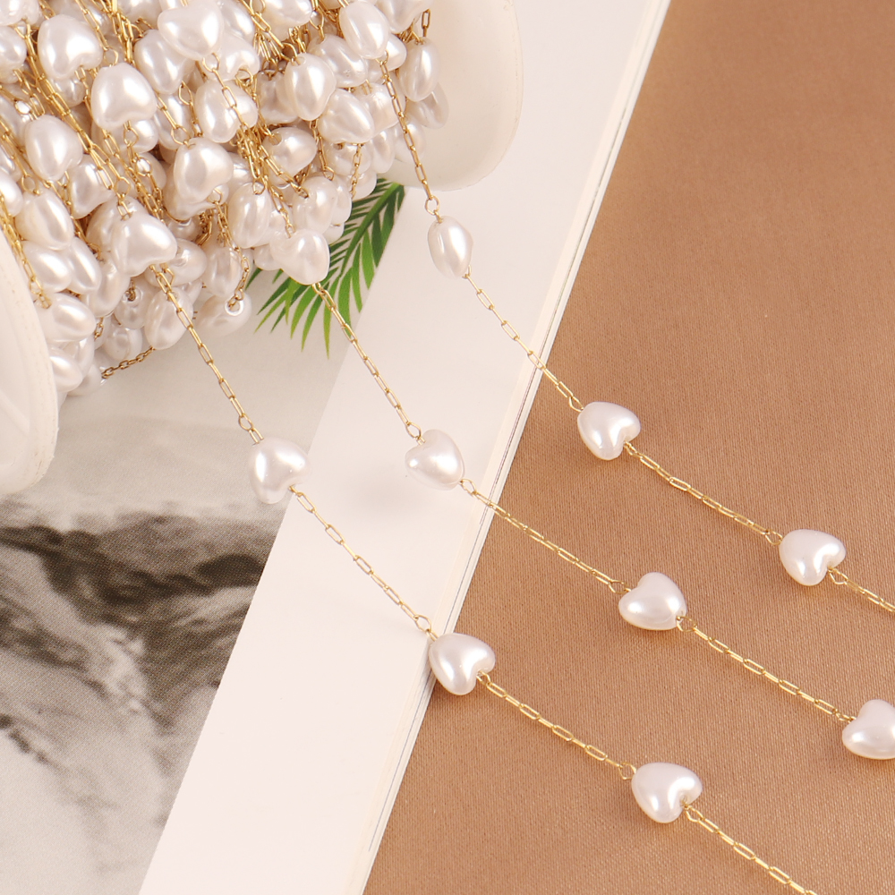 1Meters Stainless Steel Chain  - Pearl Trim Chain บทวิจารณ์และราคา