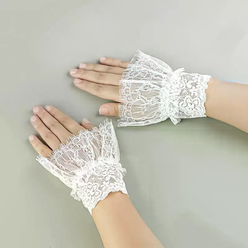 Women Fake Arm Sleeves With Sh - Tassel Fringe Trim บทวิจารณ์และราคา