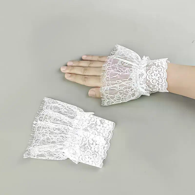 Women Fake Arm Sleeves With Sh - Tassel Fringe Trim บทวิจารณ์และราคา