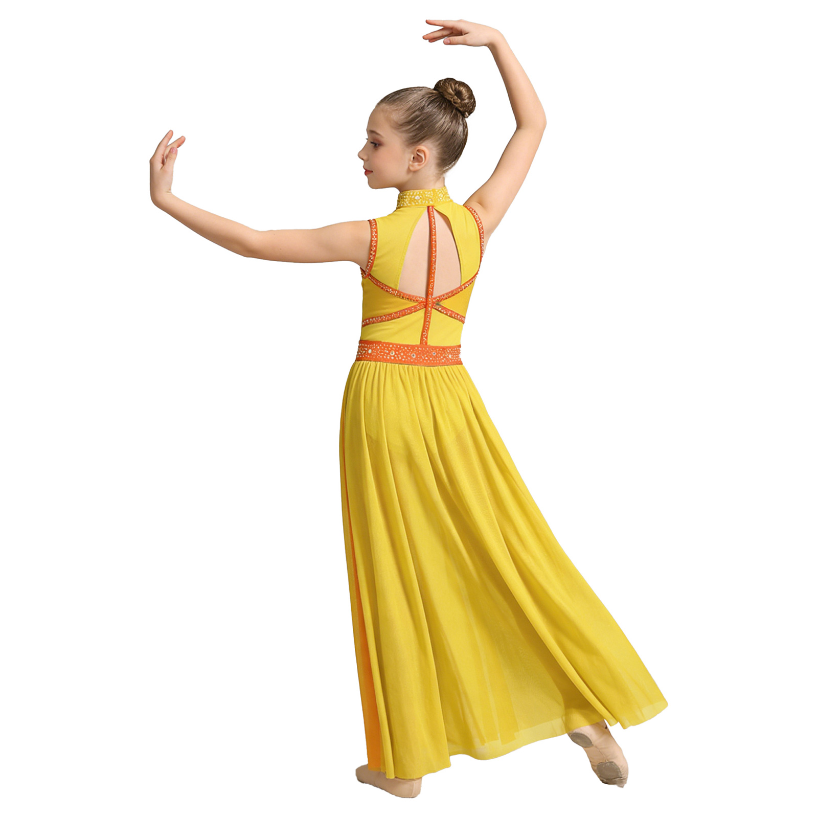 Kids Girls Modern Lyrical Danc - Rhinestone Banding Trim บทวิจารณ์และราคา