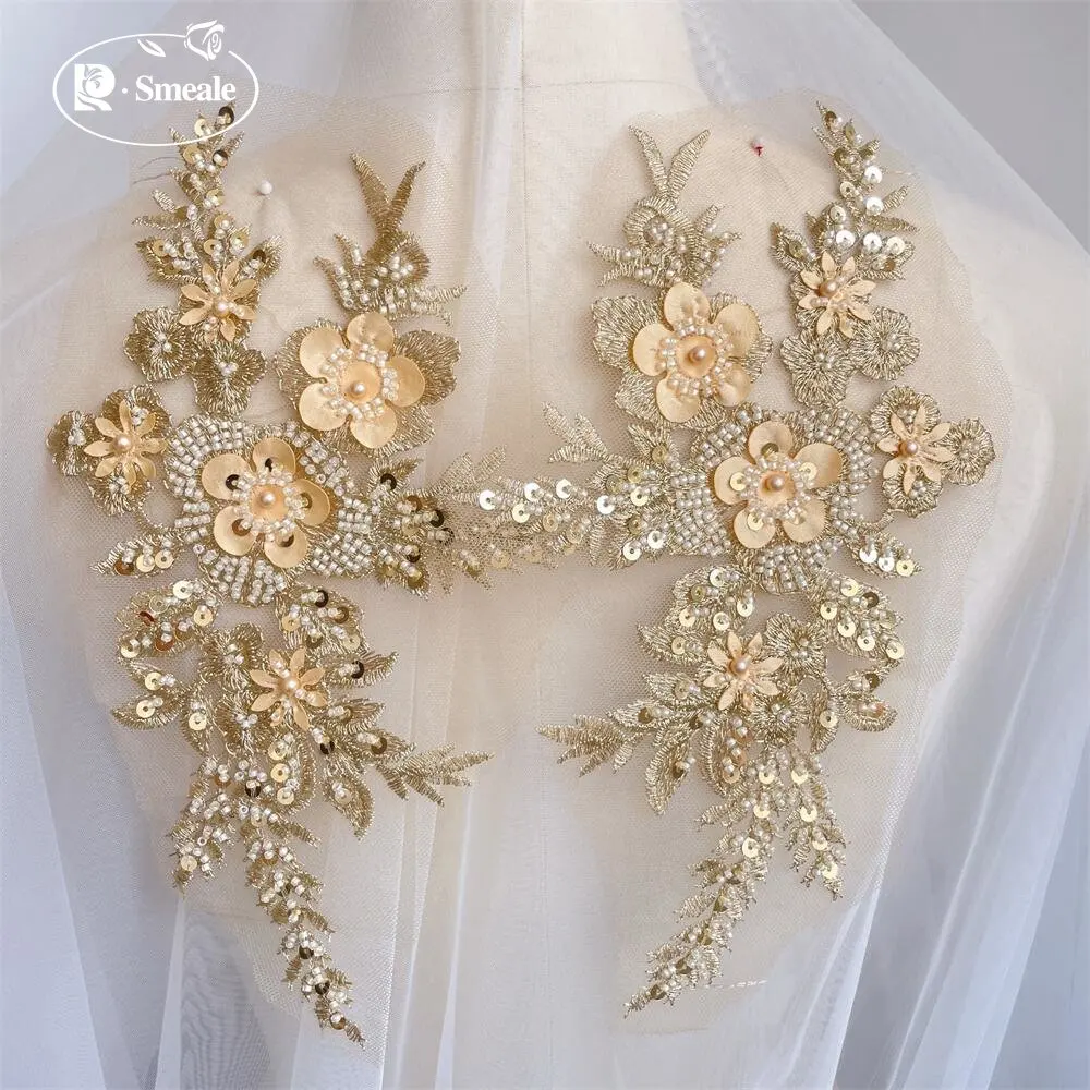 2PCS/1Pair New 12 Colors Sequi - Applique Patch Flower บทวิจารณ์และราคา