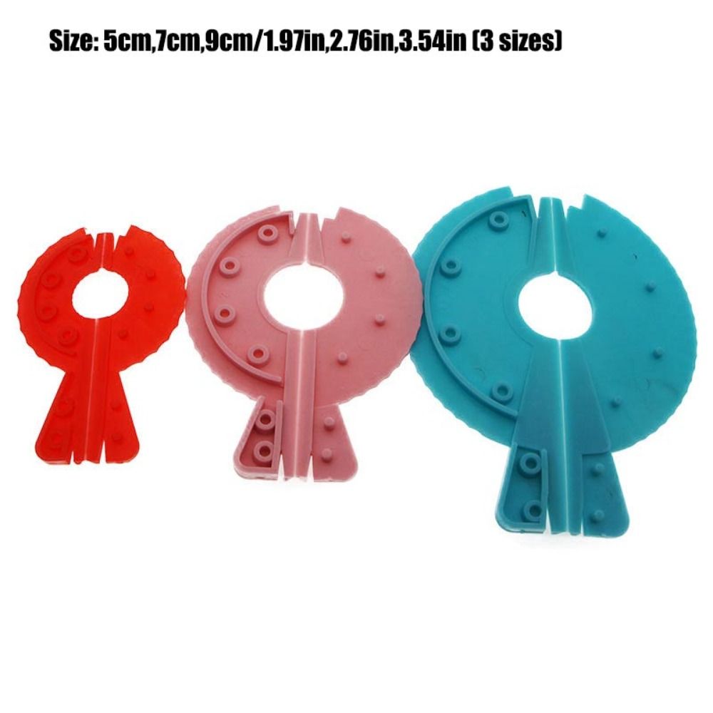 3PCS Durable Plastic Pompom Ma - Pom Pom Maker Tool บทวิจารณ์และราคา