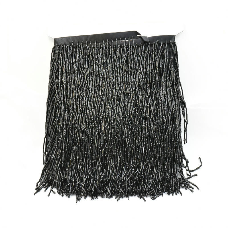 1yard 10cm wide glass Beaded F - Beaded Trim Fringe บทวิจารณ์และราคา