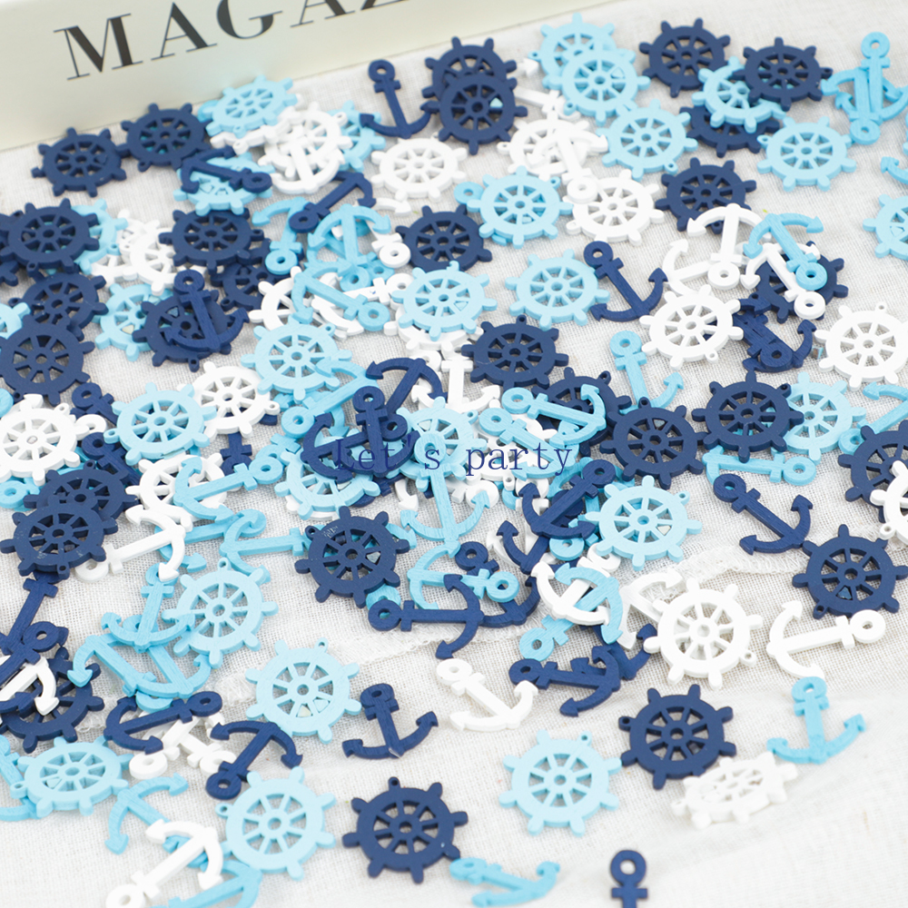 100pcs Nautical Beach Theme Bo - Christmas Craft Embellishment บทวิจารณ์และราคา