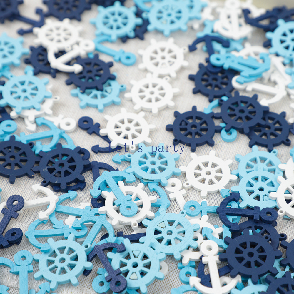 100pcs Nautical Beach Theme Bo - Christmas Craft Embellishment บทวิจารณ์และราคา