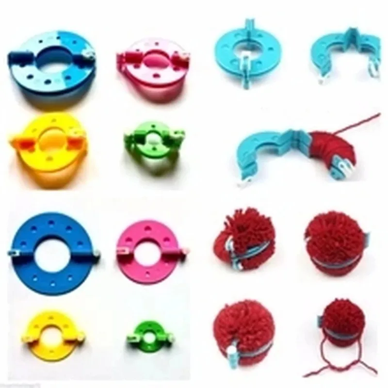 8PCS 4Sizes Fluff Ball Weaver  - Pom Pom Maker Tool บทวิจารณ์และราคา