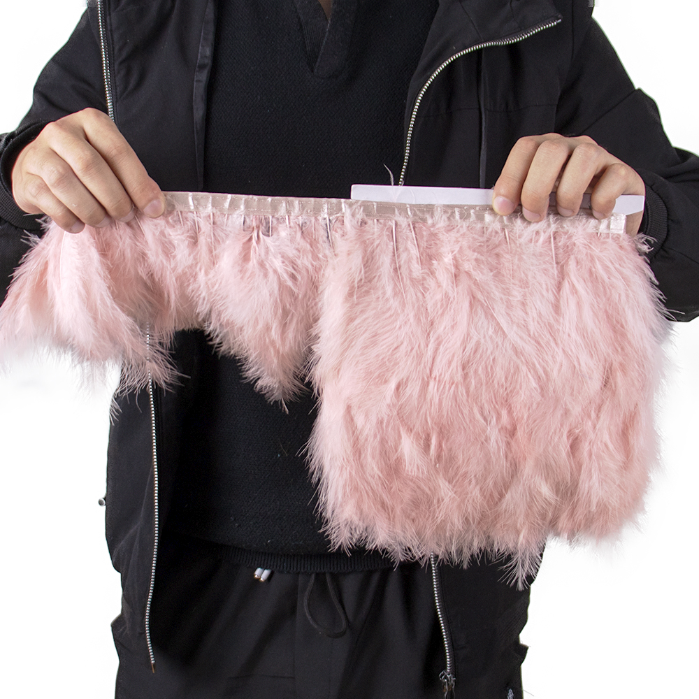 1M Fluffy Turkey Marabou Feath - Feather Trim Marabou บทวิจารณ์และราคา