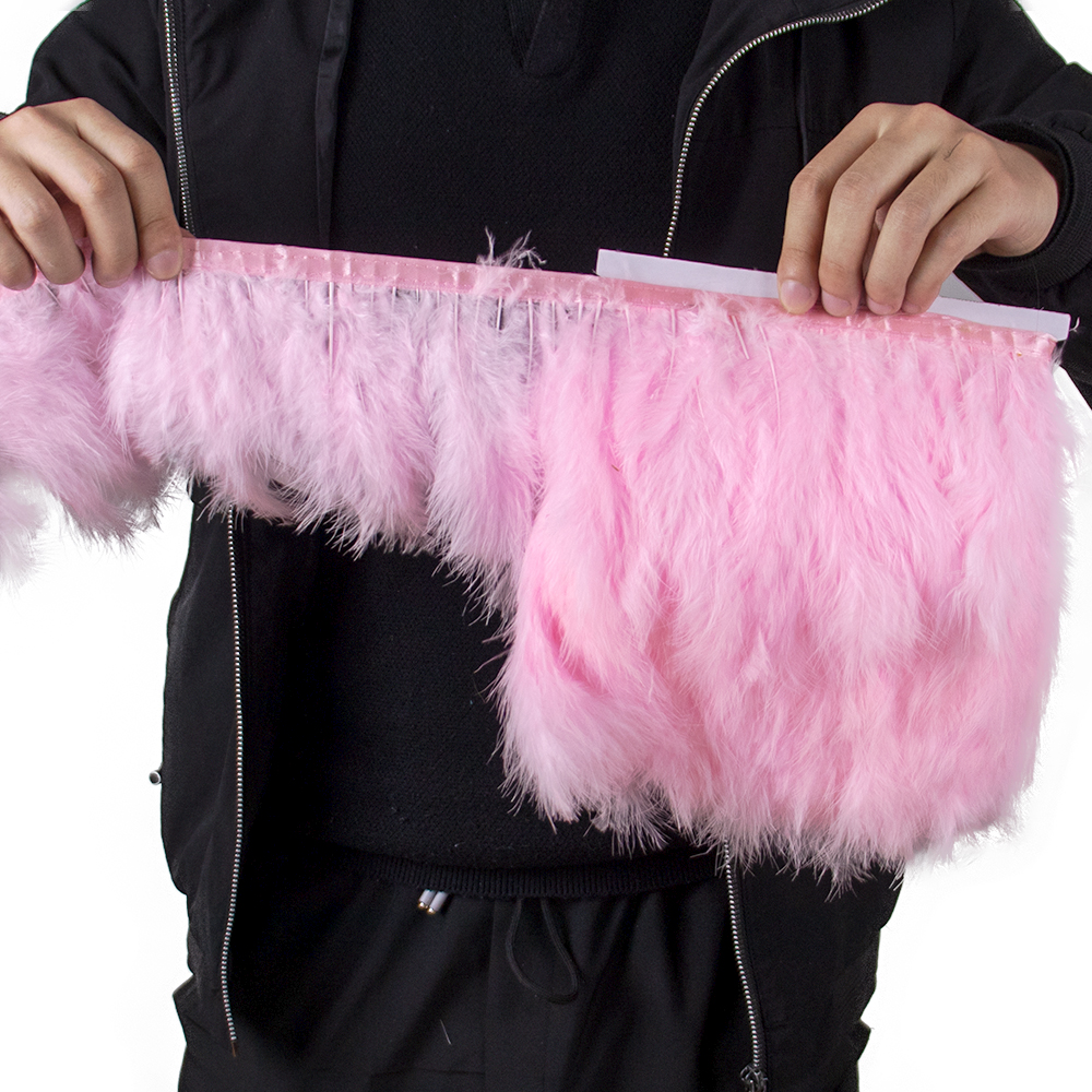 1M Fluffy Turkey Marabou Feath - Feather Trim Marabou บทวิจารณ์และราคา