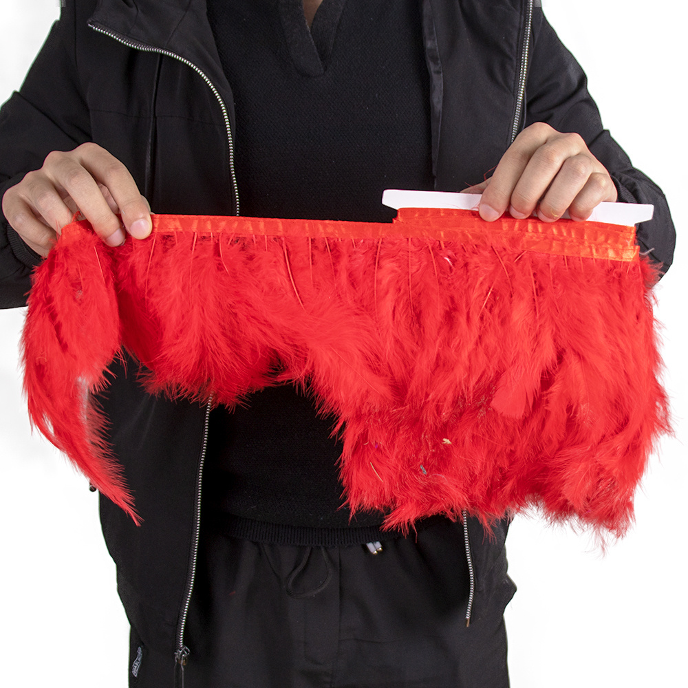 1M Fluffy Turkey Marabou Feath - Feather Trim Marabou บทวิจารณ์และราคา