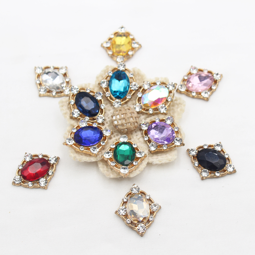 10Pcs Vintage Crystal Sew on C - Craft Embellishments บทวิจารณ์และราคา