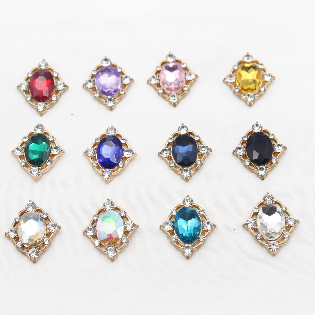 10Pcs Vintage Crystal Sew on C - Craft Embellishments บทวิจารณ์และราคา
