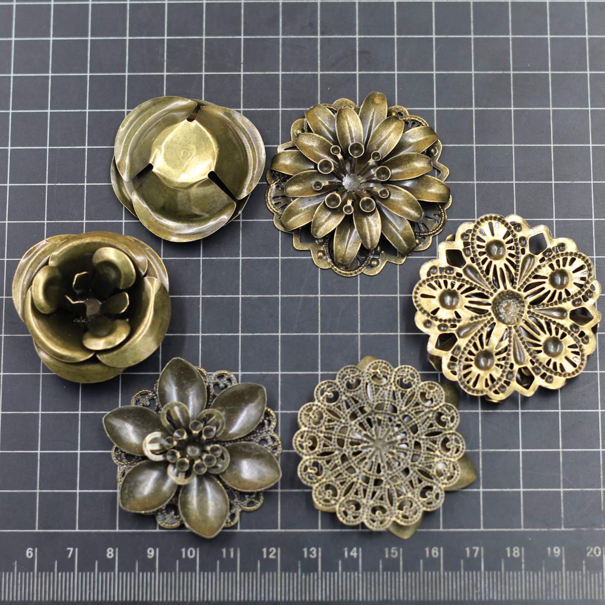 6Pcs Embellishments Combinatio - Craft Embellishments บทวิจารณ์และราคา