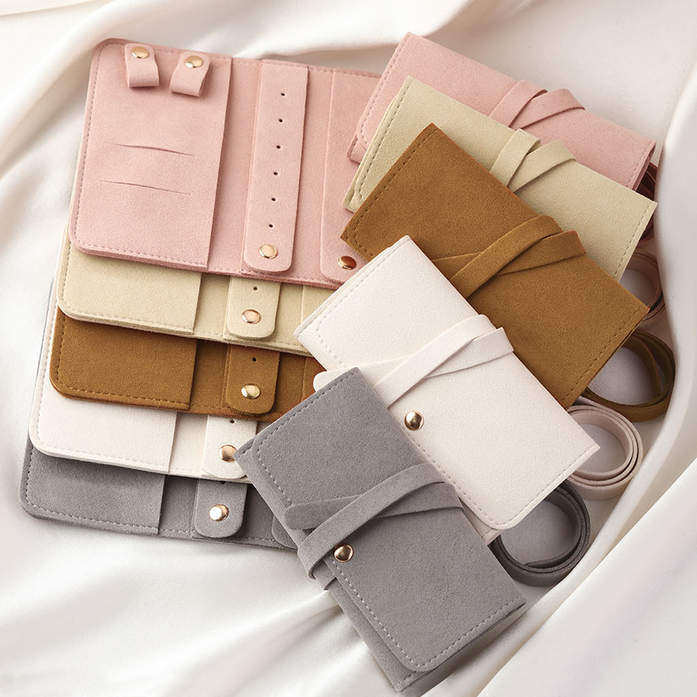 Travel Portable Jewelry Organi - Velvet Ribbon Roll บทวิจารณ์และราคา