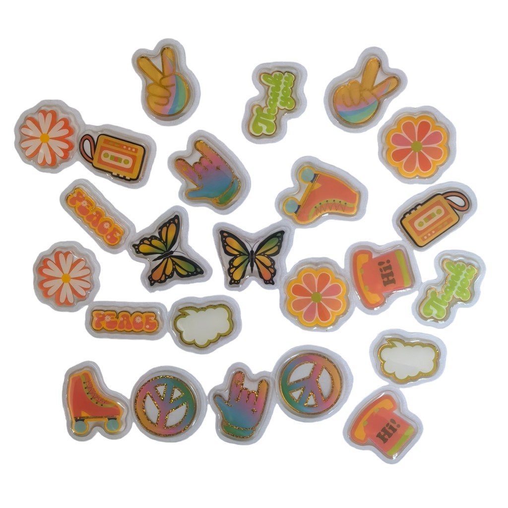 45 Pcs Adorable Epoxy Stickers - Craft Embellishment World บทวิจารณ์และราคา