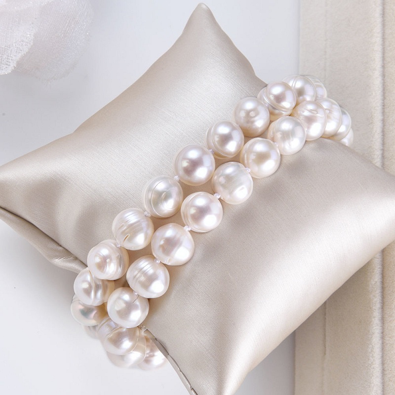 8-9mm Natural Freshwater Pearl - Pearl Trim Chain บทวิจารณ์และราคา