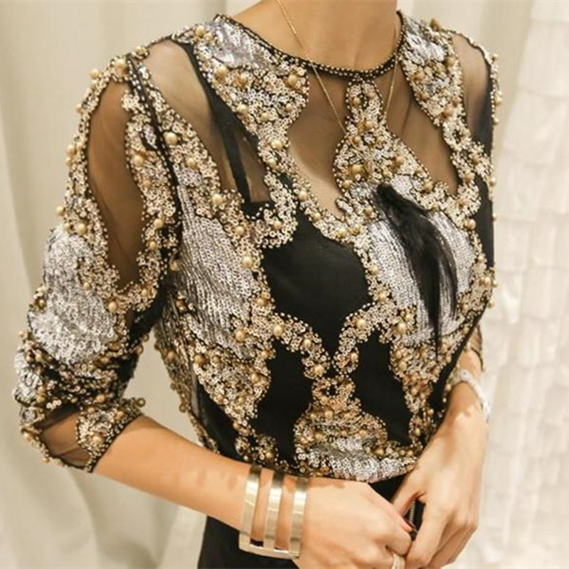 Sidaimi Luxury Women Crystal S - Crystal Mesh Fabric บทวิจารณ์และราคา