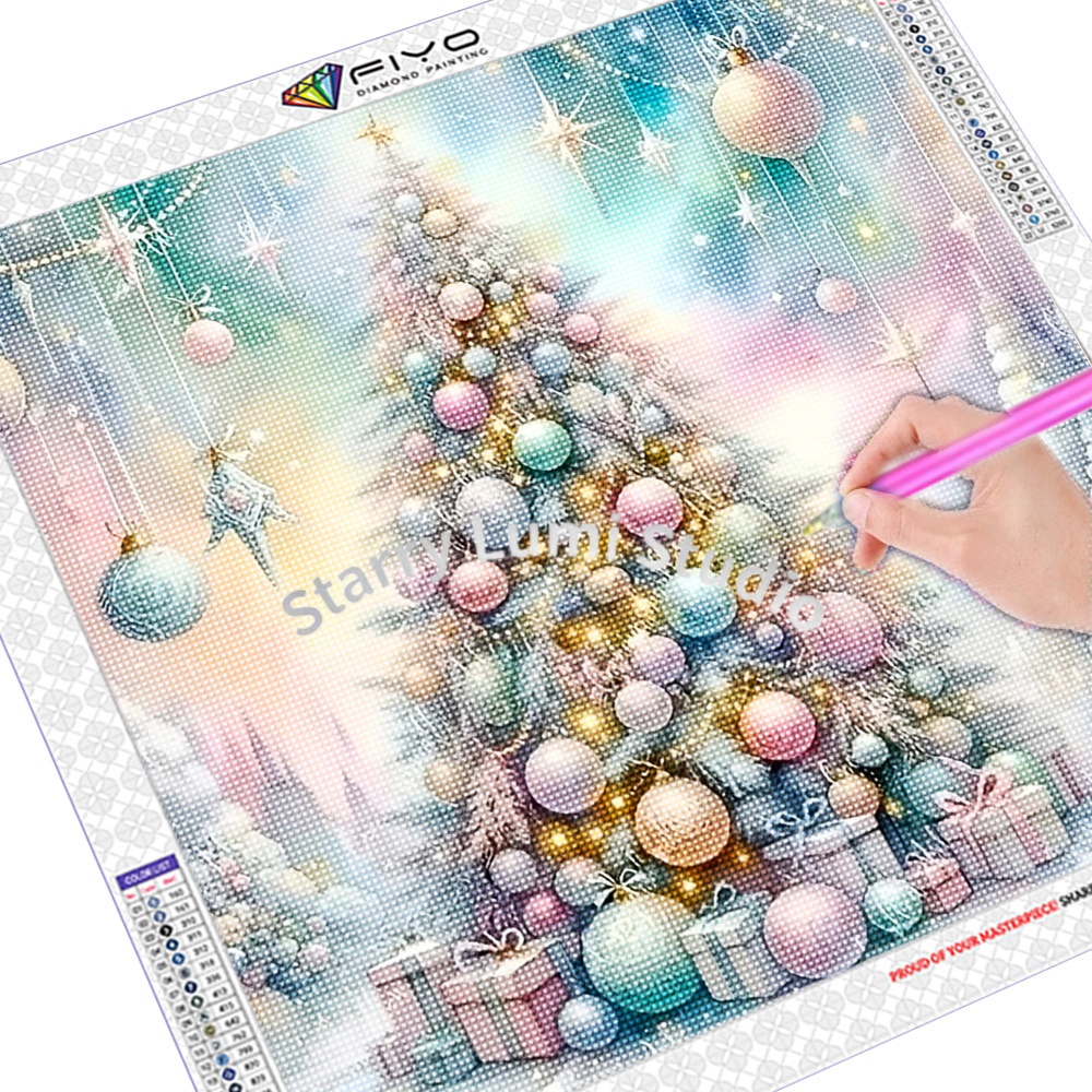 Diamond Painting Kit Christmas - Embroidery Embellishments บทวิจารณ์และราคา