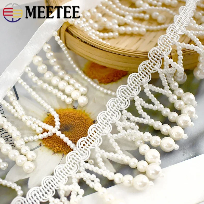 1/2Yards Pearl Beaded Tassel F - Beaded Trim Fringe บทวิจารณ์และราคา