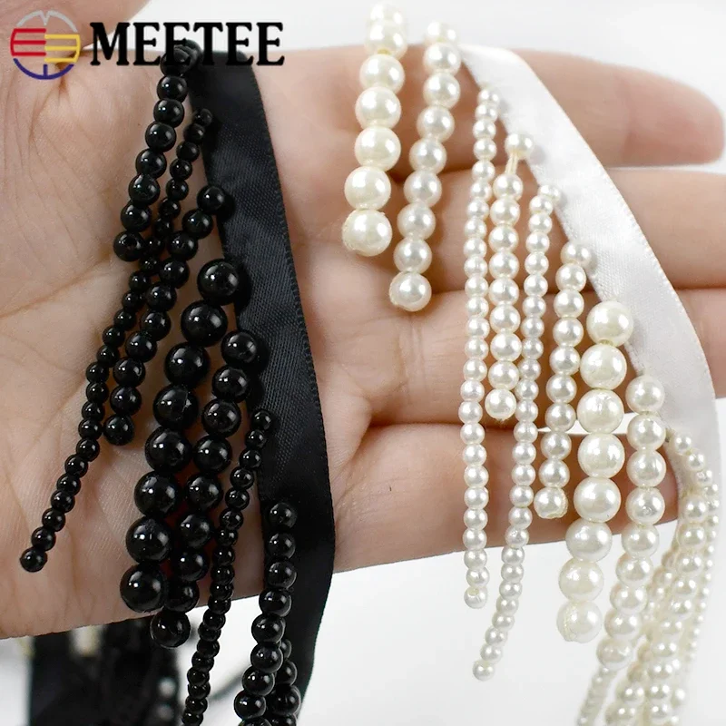 1/2Yards Pearl Beaded Tassel F - Beaded Trim Fringe บทวิจารณ์และราคา