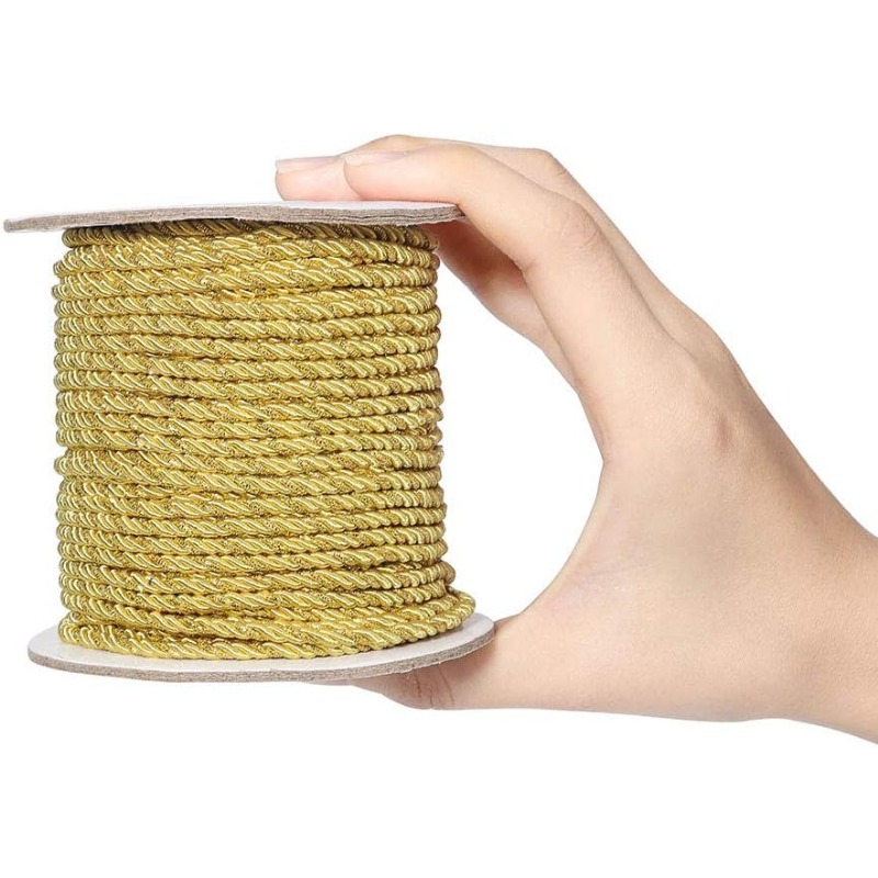 3mm / 35 Yards Metallic Twiste - Cord Trim Twisted บทวิจารณ์และราคา