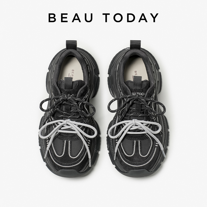 BBEAUTODAY Chunky Sneakers Wom - Guipure Lace Panel บทวิจารณ์และราคา