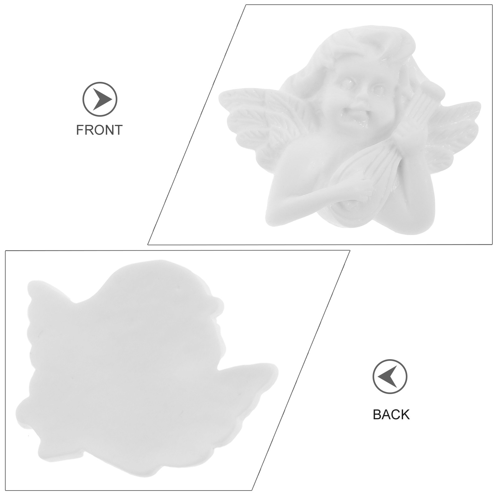 Mini Resin Angel Embellishment - Craft Embellishments บทวิจารณ์และราคา