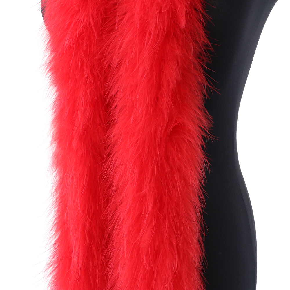 2M 50g Red Fluffy Turkey Marab - Feather Trim Marabou บทวิจารณ์และราคา