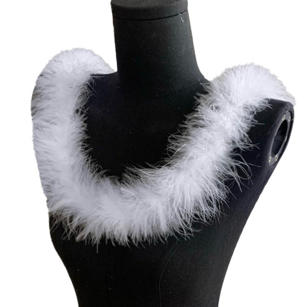 2 Meter Marabou Feather Boa Fa - Feather Trim Marabou บทวิจารณ์และราคา