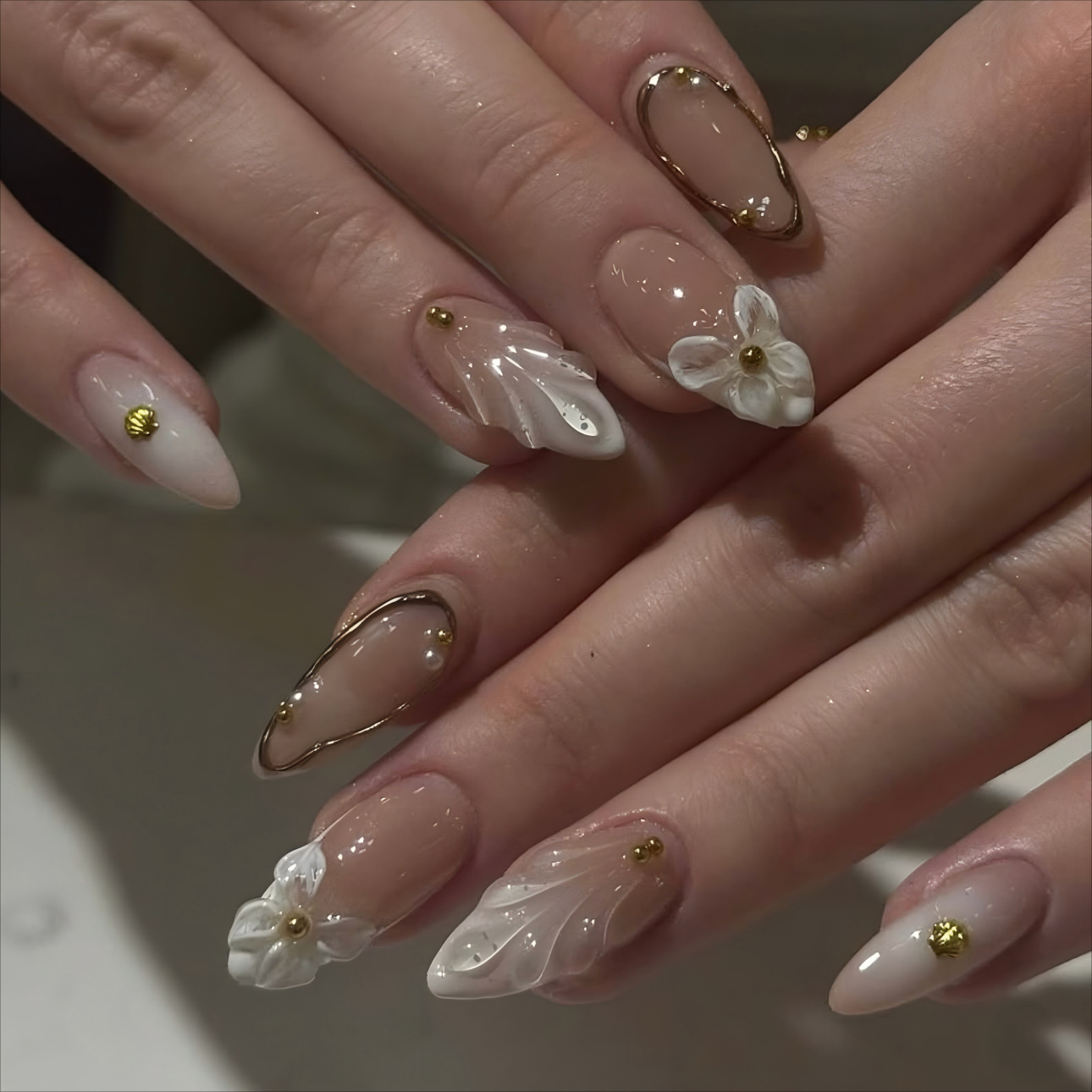 3D fake nails for women girls  - Embroidery Embellishments บทวิจารณ์และราคา